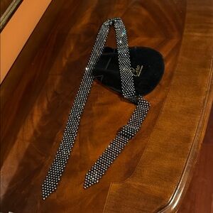 Stylish Black and White Polka Dot Women's Belt